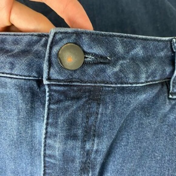 Long Tall Sally Skinny Jeans 33" Inseam Dark Wash Womens 14 - Picture 6 of 7